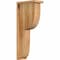 Ekena Millwork Crestline Rough Sawn Corbel w/Backplate, Western Red Cedar, 6"W x 12"D x 28"H COR06X12X28CRE01RWR - alternate 1